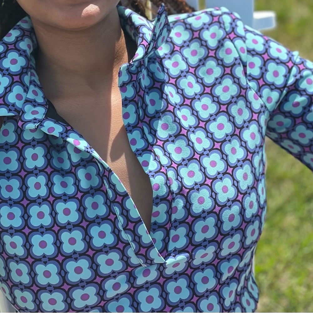 Floral Patterned Blouse - image 1